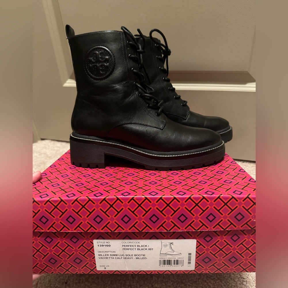 Brandnew Tory Burch Miller Ankle Boots. size 8, never been used.